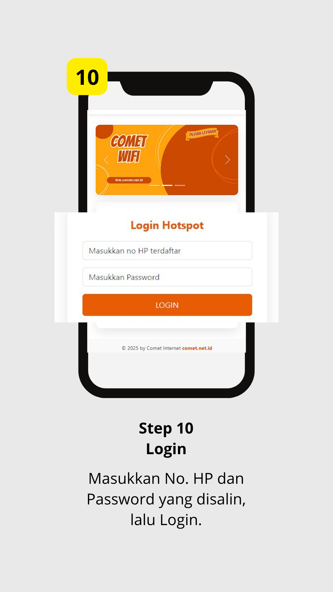 Step 10 — Login
