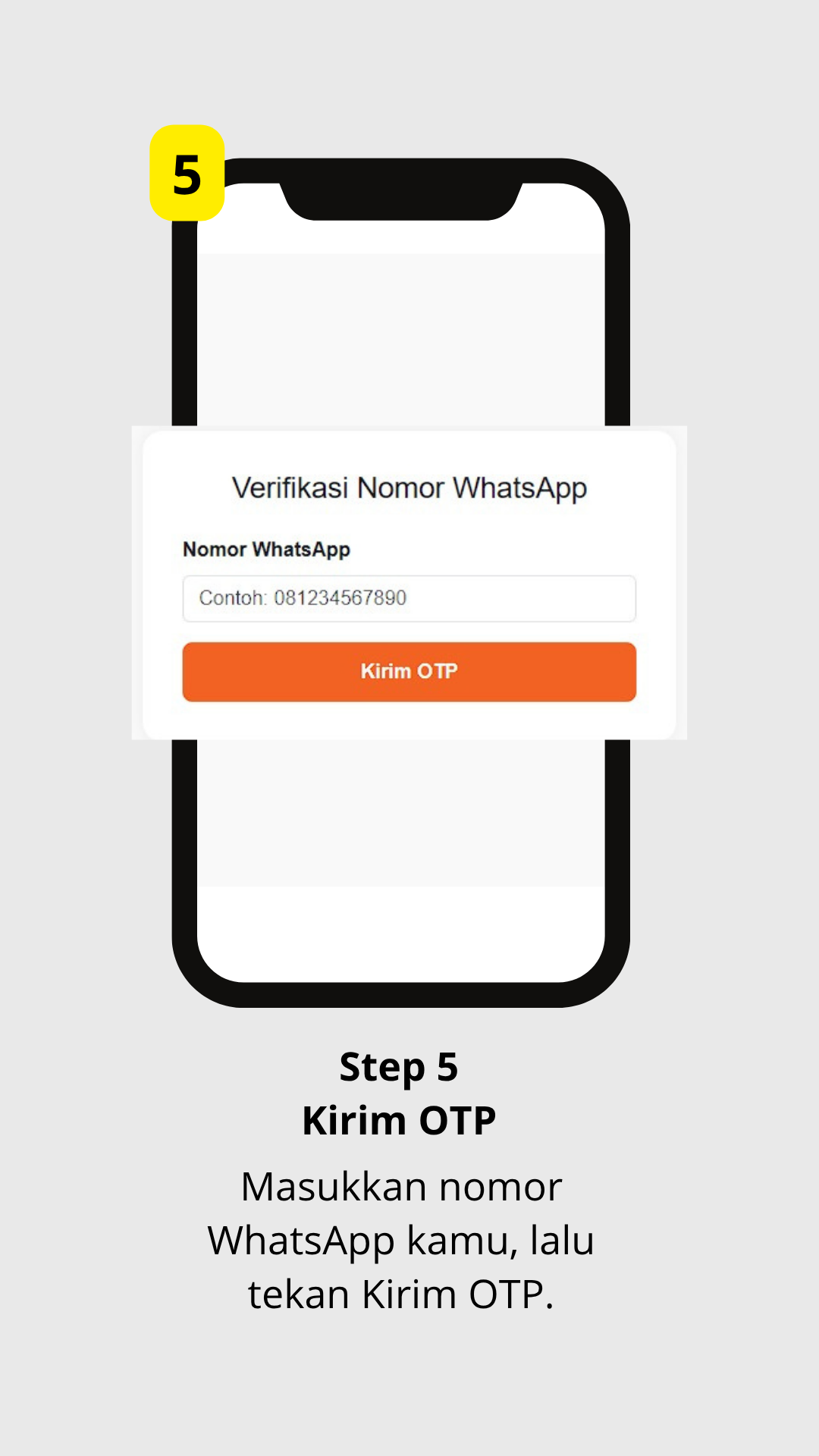 Step 5 — Kirim OTP