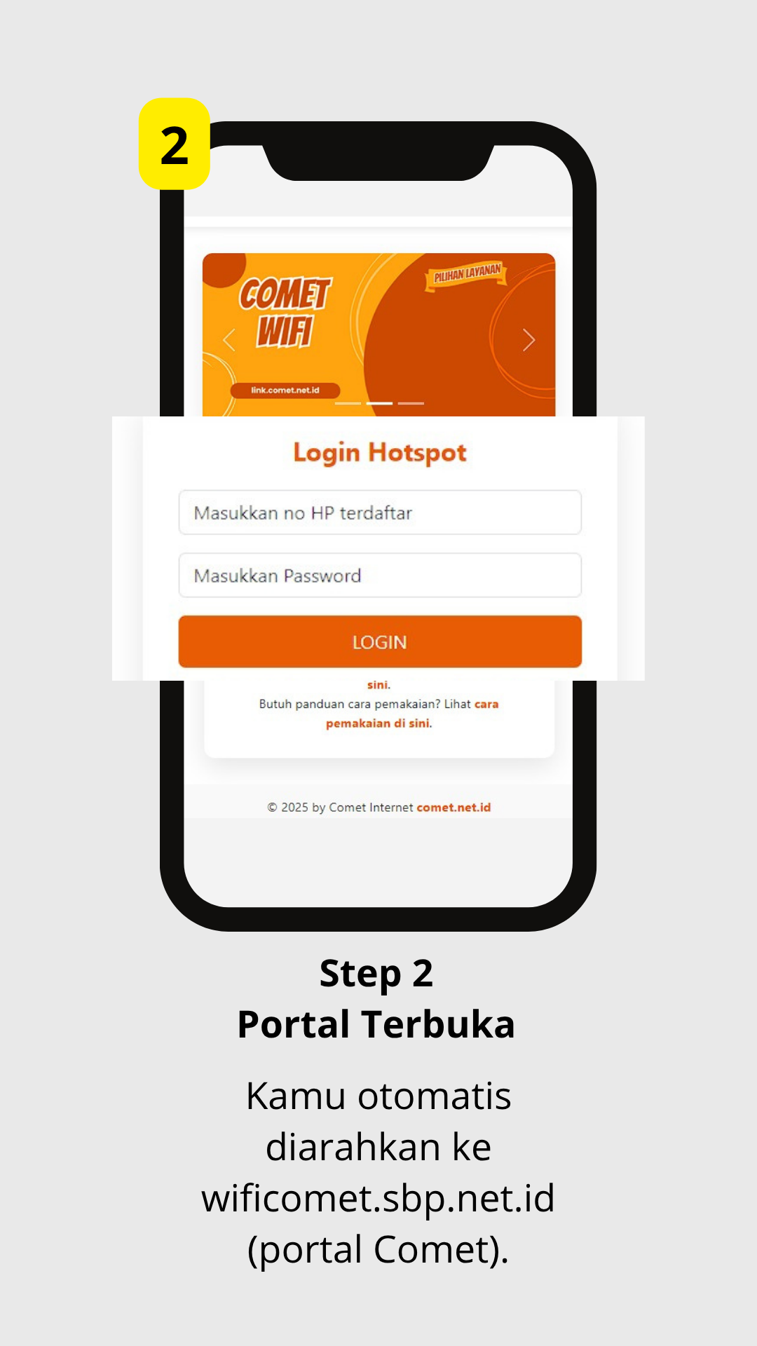 Step 2 — Portal Terbuka